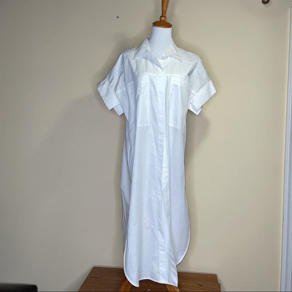 Zara White Button Down Shirt - Picture 3 of 9